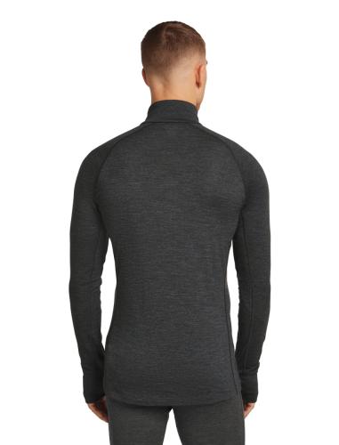 Preview: Icebreaker Men Merino 260 ZoneKnit LS Half Zip - jet hthr-011