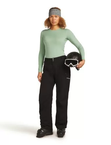 Icebreaker Women Merino 200 Oasis LS Crewe - seaglass