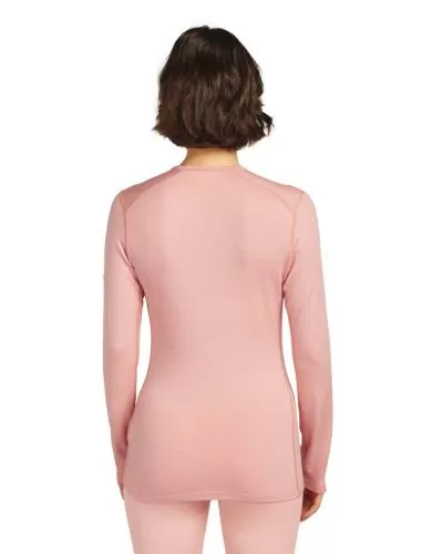 Icebreaker Women Merino 260 Tech LS Crewe - blush