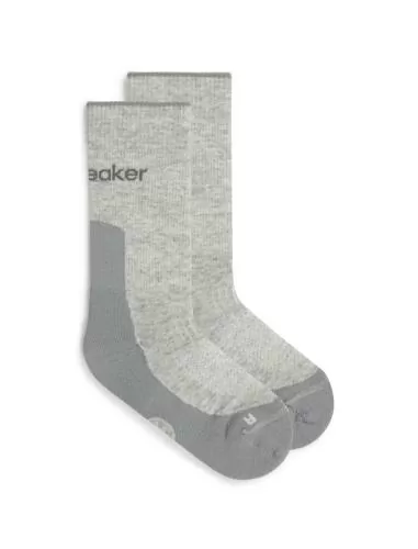 Icebreaker Women Merino Hike+ Light Crew - blizzard hthr