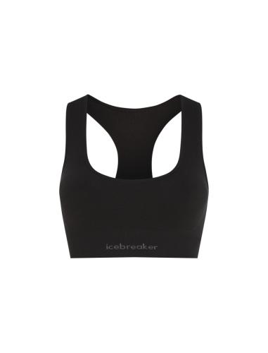 Preview: Einzelstück Icebreaker Women Merino Blend 260 Zoneknit Seamless Bra - black