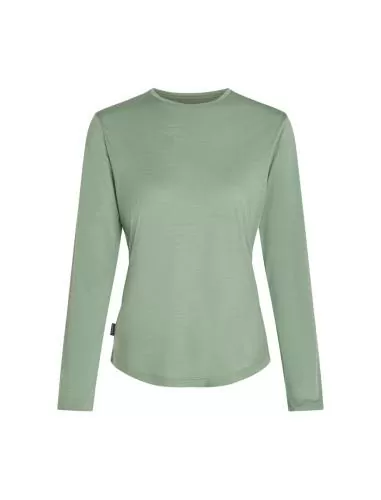Icebreaker Women Merino Blend 125 Cool-Lite Sphere LS Tee - seaglass