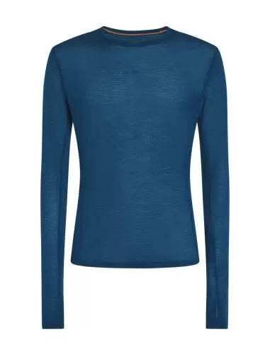 Icebreaker Men Merino Blend 75 Cool-Lite Featherlight LS Crewe - atlantis