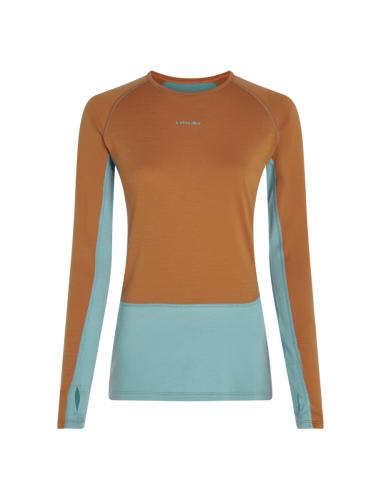 Preview: Icebreaker Women Merino 200 ZoneKnit LS Crewe - hydro