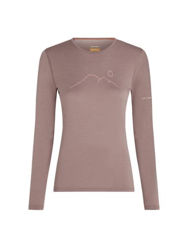 Preview: Icebreaker Women Merino 200 Oasis LS Crewe Rainer Ridge - summit