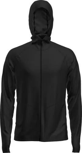 Icebreaker Men 150 MerinoFine Ace LS Zip Hoodie UPF - black