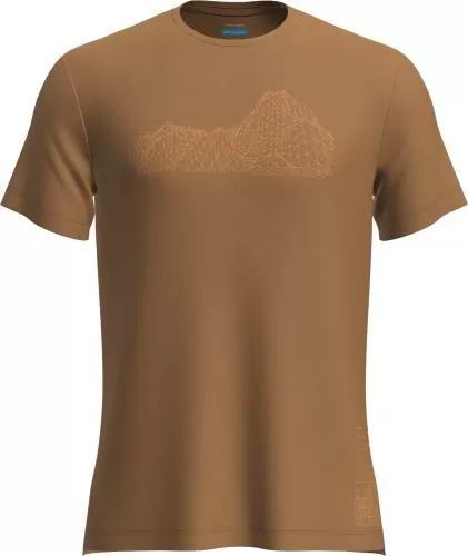 Icebreaker Men Merino Blend 125 Cool-Lite Sphere SS Tee Beta - trail