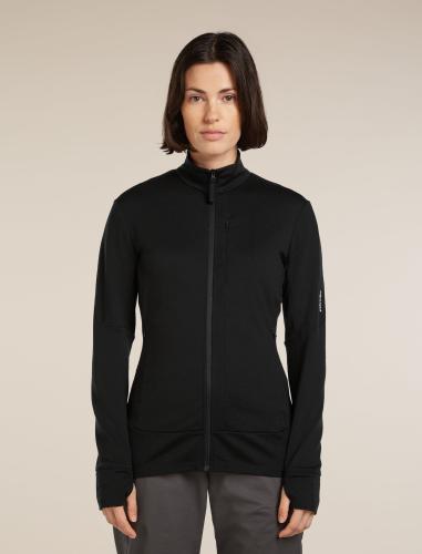 Preview: Icebreaker Women Merino Mer 260 Quantum IV LS Zip - black