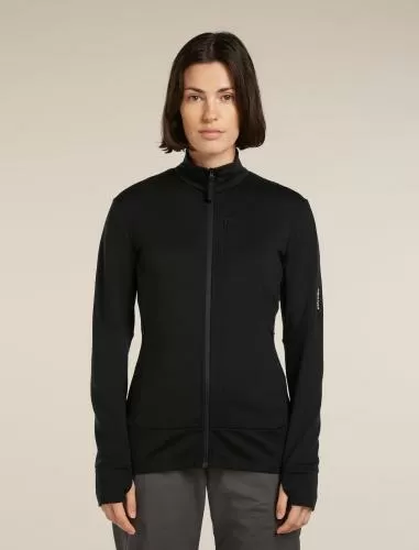 Icebreaker Women Merino Mer 260 Quantum IV LS Zip - black