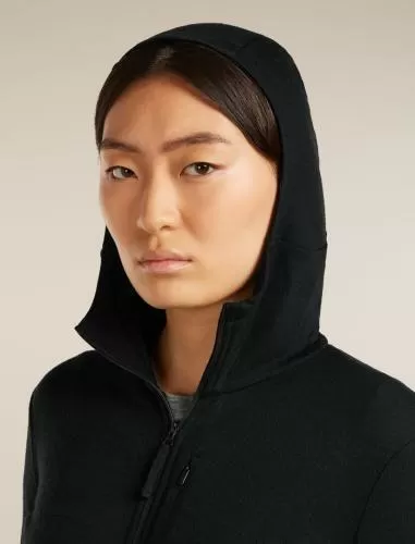 Icebreaker Women Merino Mer 260 Quantum IV LS Zip Ho - black