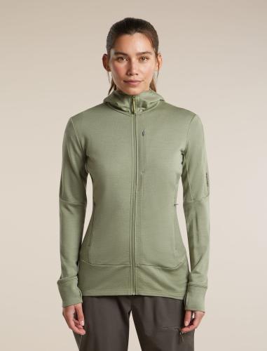 Preview: Icebreaker Women Merino Mer 260 Quantum IV LS Zip Ho - lichen