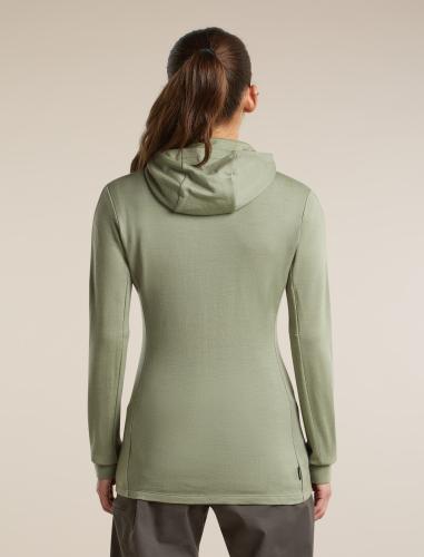 Preview: Icebreaker Women Merino Mer 260 Quantum IV LS Zip Ho - lichen