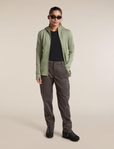 Preview: Icebreaker Women Merino Mer 260 Quantum IV LS Zip Ho - lichen