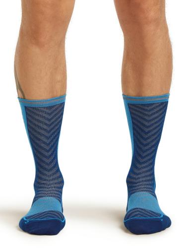 Preview: Icebreaker Men Merino Blend Run+ Ultralight Crew - atlantis