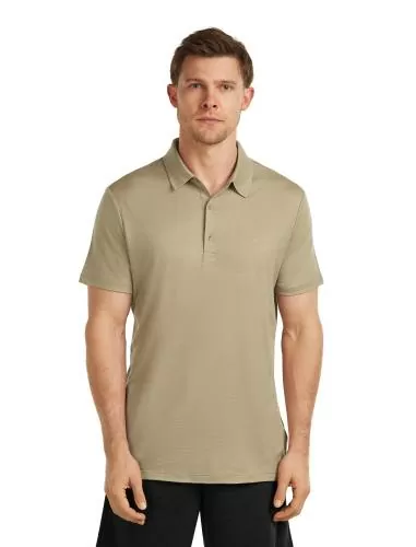 Icebreaker Men Merino 150 Tech Lite SS Polo - flagstone