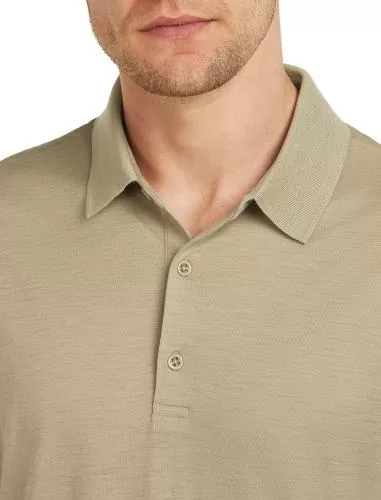 Icebreaker Men Merino 150 Tech Lite SS Polo - flagstone