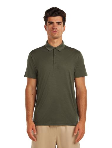 Preview: Icebreaker Men Merino 150 Tech Lite SS Polo - dk loden