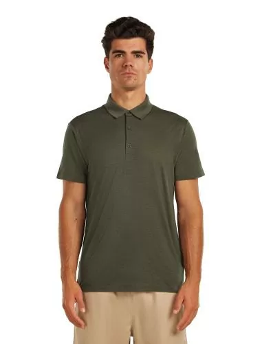 Icebreaker Men Merino 150 Tech Lite SS Polo - dk loden