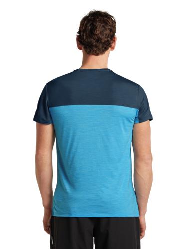 Preview: Icebreaker Men Merino Blend 125 Cool-Lite Sphere SS Tee Colour Block - arctic