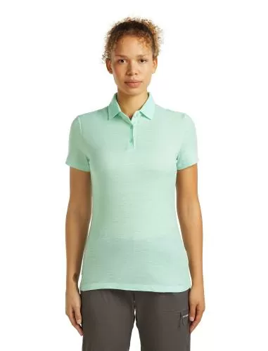 Icebreaker Women Merino 150 Tech Lite SS Polo - mint