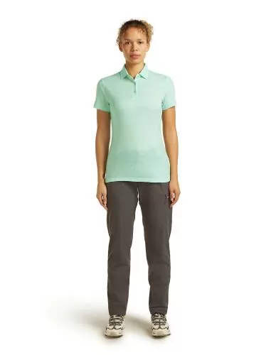 Icebreaker Women Merino 150 Tech Lite SS Polo - mint