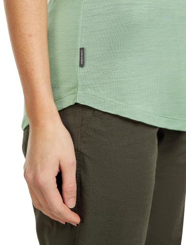 Icebreaker Women Merino Blend 125 Cool-Lite Sphere SS Tee - seaglass