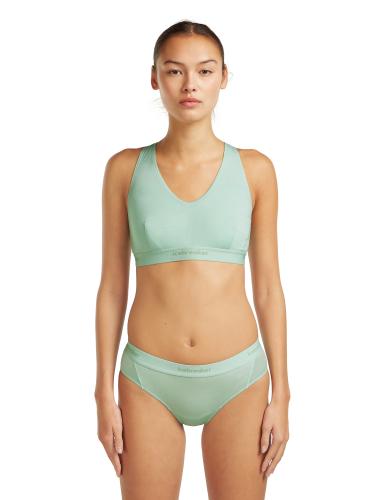 Preview: Icebreaker Women Merino Blend 125 Cool-Lite Sprite Racerback Bra - mint