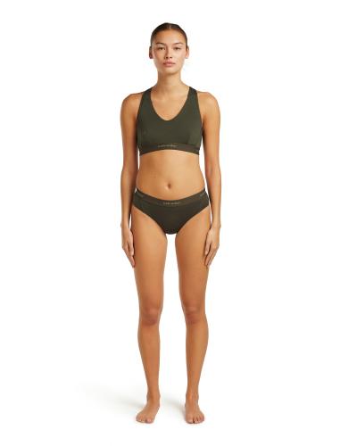 Preview: Icebreaker Women Merino Blend 125 Cool-Lite Sprite Racerback Bra - dk loden