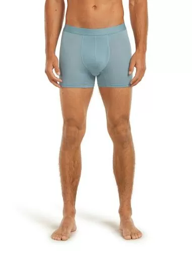 Icebreaker Men Merino Blend 125 ZoneKnit Boxers - flint blue