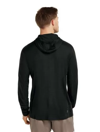 Icebreaker Men 150 MerinoFine Ace LS Hoodie UPF - black