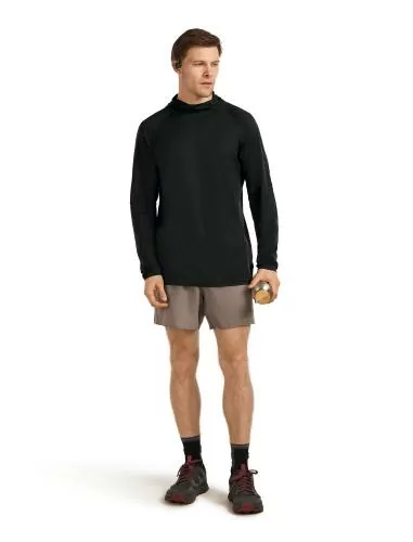 Icebreaker Men 150 MerinoFine Ace LS Hoodie UPF - black