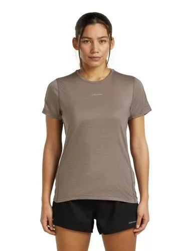 Icebreaker Women Merino Blend 125 Cool-Lite Speed SS Tee - porcini