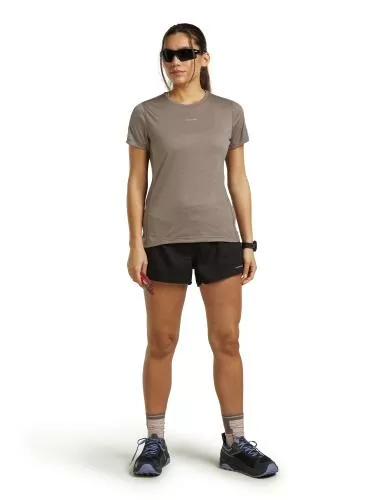 Icebreaker Women Merino Blend 125 Cool-Lite Speed SS Tee - porcini
