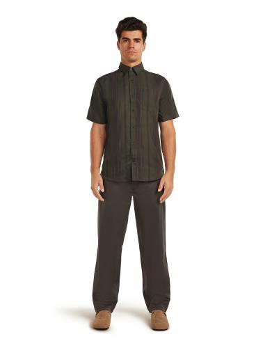 Preview: Icebreaker Men Merino 125 Cool-Lite Steveston SS Shirt Plaid - dk loden