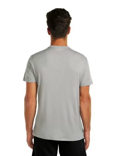 Icebreaker Men Merino 150 Tech Lite SS Tee The Peaks - proto grey