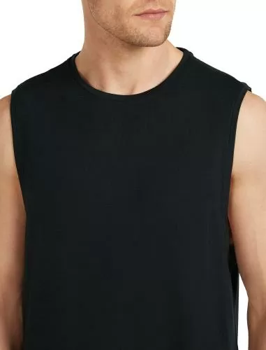Icebreaker Men Merino Blend 125 Cool-Lite Sphere Tank - black
