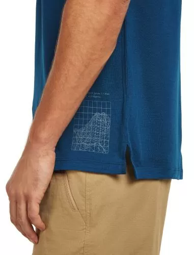 Icebreaker Men Merino Blend 125 Cool-Lite Sphere SS Tee Beta - atlantis