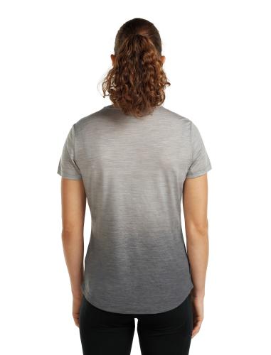Preview: Icebreaker Women Merino Blend 125 Cool-Lite Sphere SS Tee Alta - metro hthr
