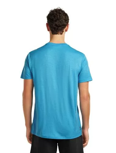 Icebreaker Men Merino 150 Tech Lite SS Tee Range Stripes - arctic