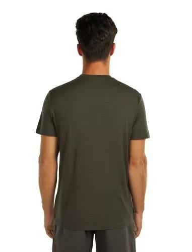 Icebreaker Men Merino 150 Tech Lite SS Tee Range Stripes - dk loden