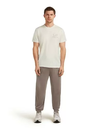 Icebreaker Men Merino 150 Tech Lite SS Tee Peaceful Pass - ecru hthr
