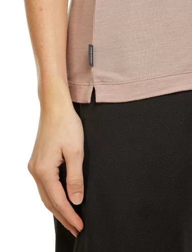 Icebreaker Women 15.5 MerinoFine Jersey SS Tee - pink quartz
