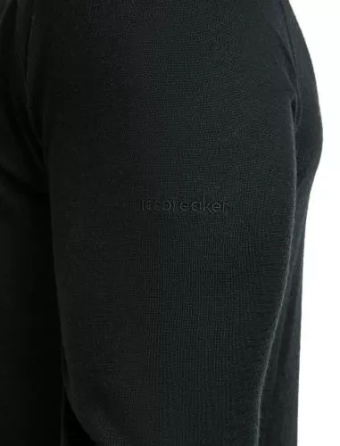 Icebreaker Men Merino 200 Oasis LS Crewe Icebreaker - black