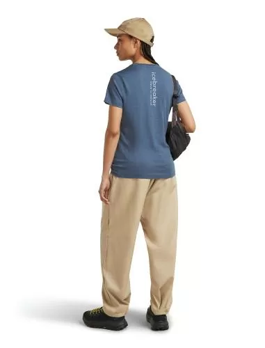 Icebreaker Women Merino 150 Tech Lite SS Tee IB Angle - dawn