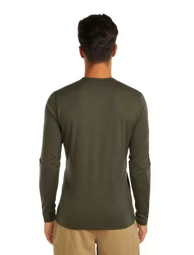 Icebreaker Men Merino 200 Oasis LS Crewe - dk loden