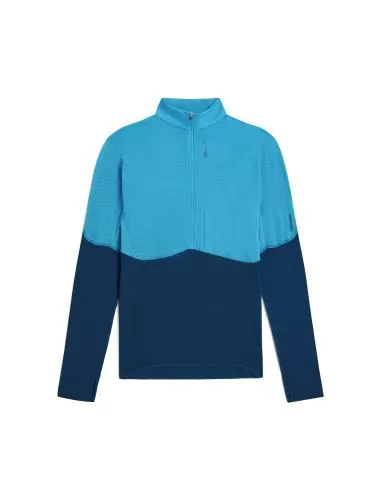 Icebreaker Men Merino Blend 200 RealFleece Descender LS Half Zip - arctic