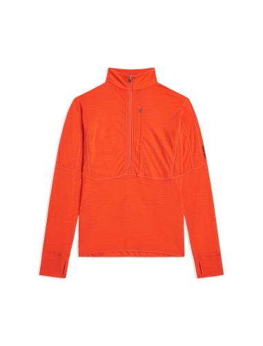 Preview: Icebreaker Women Merino Blend 200 RealFleece Descender LS Half Zip - fervid
