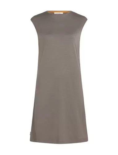 Icebreaker Women Merino 200 Granary Sleeveless Dress - porcini