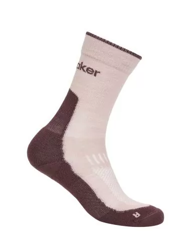 Icebreaker Women Merino Hike+ Light Crew - pink quartz