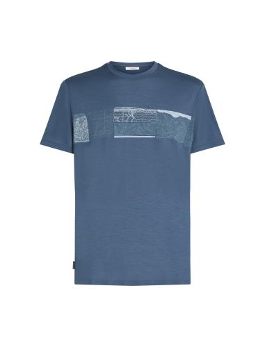 Preview: Icebreaker Men Merino 150 Tech Lite SS Tee Elevation Line - dawn